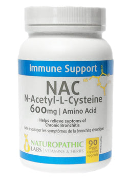 NAC (N-Acetyl-Cysteine) 600mg - 90 Caps + BONUS