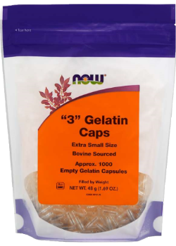 Empty Gelatin Caps "3" - 1000 Caps