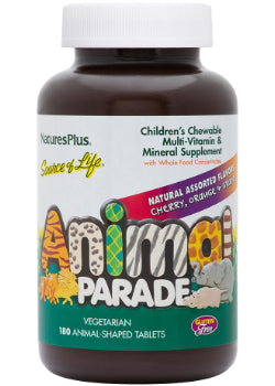 Animal Parade Children's Multivitamin (Cherry Orange Grape) - 180 Chew Tabs