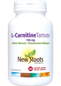 L-Carnitine Tartrate 750mg - 90 Caps