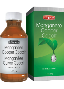 Manganese-Copper-Cobalt Trace Minerals - 100ml