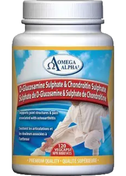 D-Glucosamine Sulphate & Chondroitin Sulphate - 120 V-Caps