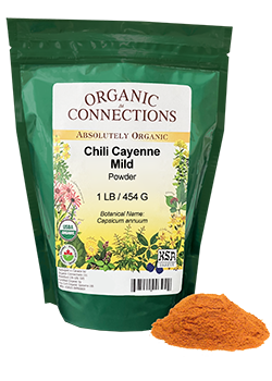 Chili Cayenne Mild (Organic Powder) - 454g
