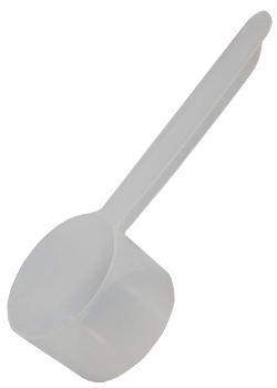 Clear Plastic Measuring Tea Scoop - 1oz Scoop