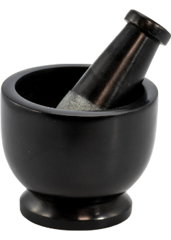 Natural Soapstone Mortar & Pestle (3 Inch) – 1 Set