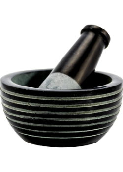 Zen Soapstone Mortar & Pestle (4 Inch) - 1 Set