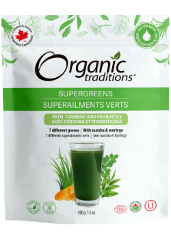 Supergreens With Turmeric And Probiotics - 100g