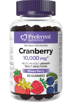 Cranberry 10,000mg (Mixed Berry) - 60 Gummies