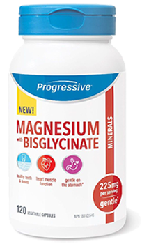 Magnesium Bisglycinate Complex 225mg - 120 + 120 Caps FREE