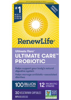 Ultimate Flora Ultimate Care Probiotic 100 Billion - 30 V-Caps + BONUS