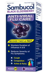 Sambucol Family Anti-Viral Flu Care Liquid - 230ml + BONUS