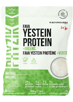 Phyzik Fava Yestein Protein+ Greens (Unflavoured) - 500g - Schinoussa