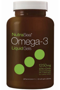 Nutra Sea Omega-3 Liquid Gels (Fresh Mint) - 60 Softgels