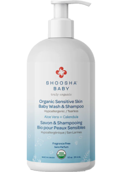 Organic Sensitive Skin Baby Wash & Shampoo (Fragrance Free) - 251.4ml