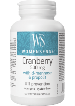 Cranberry With D-Mannose & Propolis 500mg - 60 V-Caps