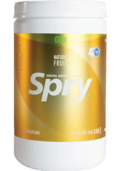 Spry Natural Fruit Gum - 550 Pieces