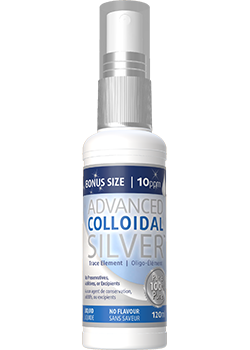 Advanced Colloidal Silver - 120 + 120ml Spray FREE