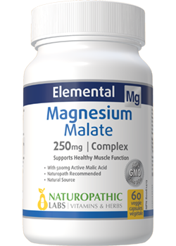 Magnesium Malate 250mg - 60 V-Caps