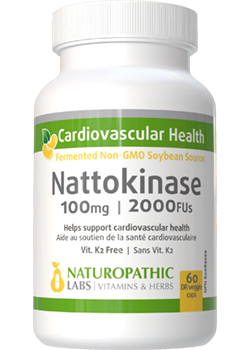 Nattokinase 100mg / 2000FUs (Non-GMO & K2 Free) - 60 DR V-Caps + BONUS