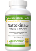 Nattokinase 100mg / 2000FUs (Non-GMO & K2 Free) - 120 + 60 V-Caps FREE