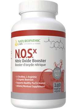 NOSx Nitric Oxide Booster 633mg - 240 + 60 V-Caps FREE