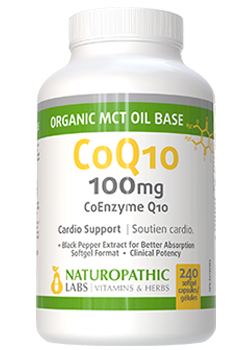 Active CoQ10 100mg (+Org. MCT Oil Base & Black Pepper) - 240 + 45 Softgels FREE
