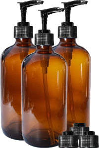 DIY Dual Lid With Pump Bottle - 3 x 250ml