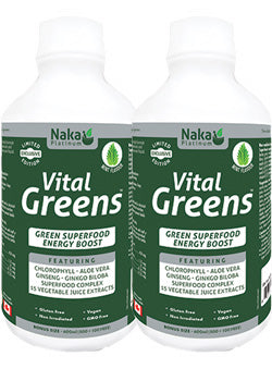Vital Greens Liquid - 600 + 600ml (2 For Deal) + BONUS