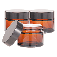 DIY Amber Cream Jars - 3 x 50ml