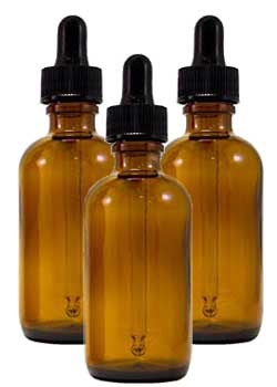 DIY Empty Dropper Bottle With Safety Lids - 3 x 30ml