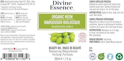 Neem Oil (85%, Organic) - 30ml [amazon_upc] asin:B08W9NT354