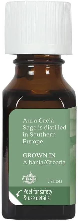 Sage Pure Essential Oil (Invigorating) - 15ml [amazon_upc] asin:B008X8L2O4