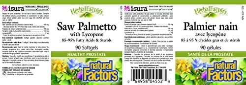 Saw Palmetto 160mg With Lycopene - 90 Softgels [amazon_upc] asin:B0001VV7VE