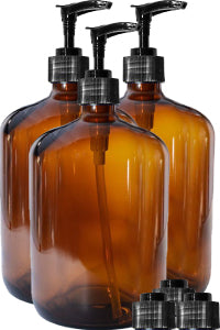 DIY Dual Lid With Pump Bottle - 3 x 500ml