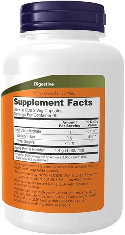 Apple Pectin 700mg - 120 Caps [amazon_upc] asin:B078WWJ61R