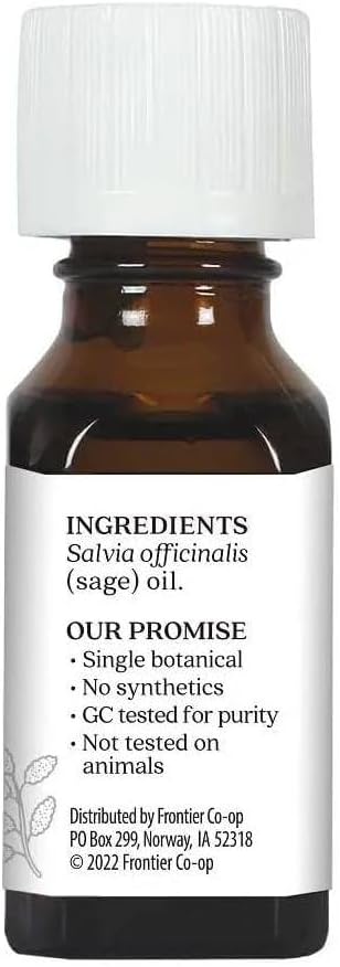 Sage Pure Essential Oil (Invigorating) - 15ml [amazon_upc] asin:B008X8L2O4