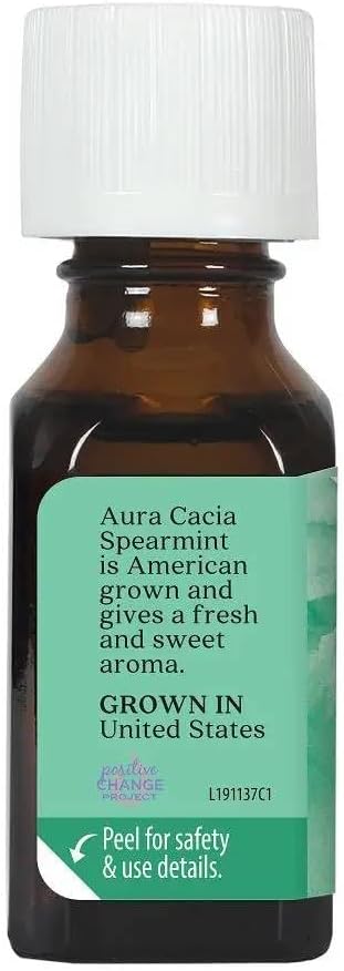 Spearmint Pure Essential Oil (Uplifting) - 15ml [amazon_upc] asin:B008X8L27G