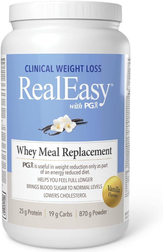 RealEasy With PGX Whey Meal Replacement (Vanilla) - 870g + BONUS [amazon_upc] asin:B09Q97Q2VM