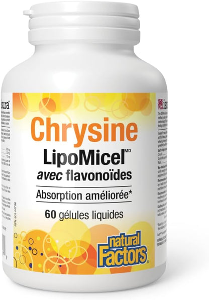 Chrysin Lipomicel Plus Flavonoid - 60 Softgels [amazon_upc] asin:B0GV67KBY3