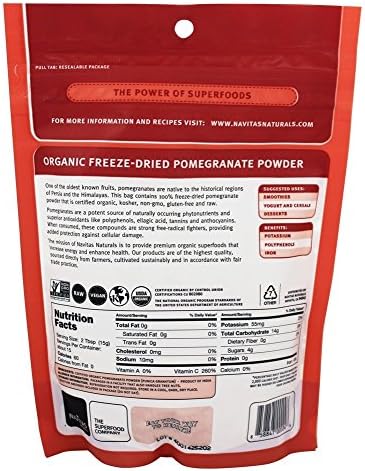 Pomegranate Powder (Organic) - 227g [amazon_upc] asin:B00DDLL54S