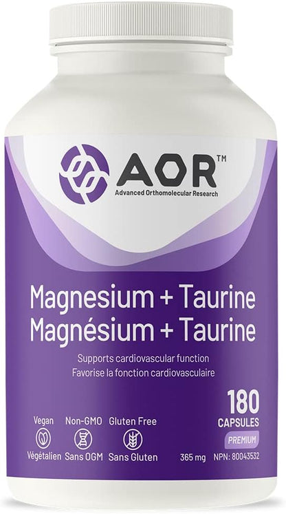Magnesium + Taurine - 180 V-Caps [amazon_upc] asin:B07288T32V