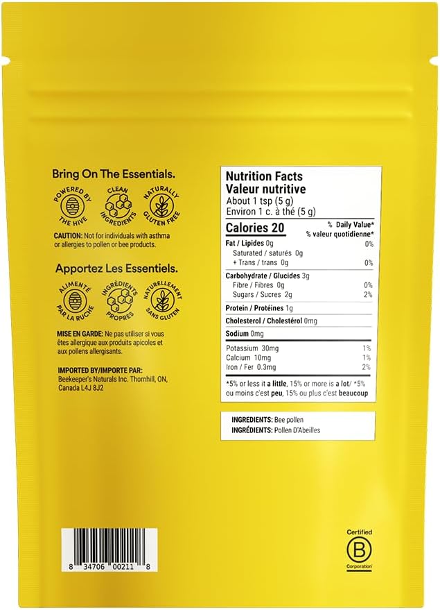 Bee Pollen (100% Raw) - 150g [amazon_upc] asin:B0FDGZG1BX