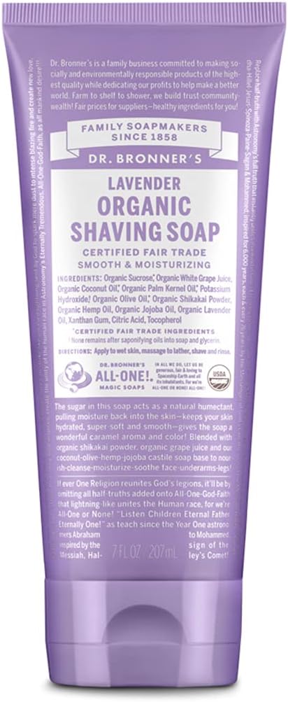 Organic Shaving Soap (Lavender) - 207ml [amazon_upc] asin:B0013NXBRM