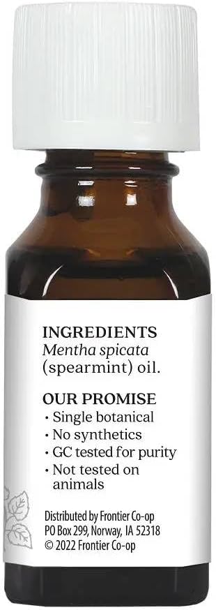 Spearmint Pure Essential Oil (Uplifting) - 15ml [amazon_upc] asin:B008X8L27G