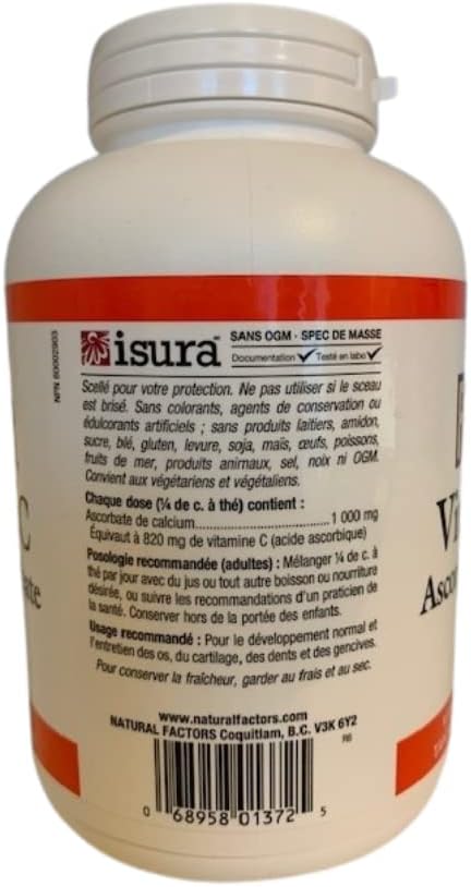 Vitamin C Calcium Ascorbate Powder - 500g [amazon_upc] asin:B00CP7SIQY
