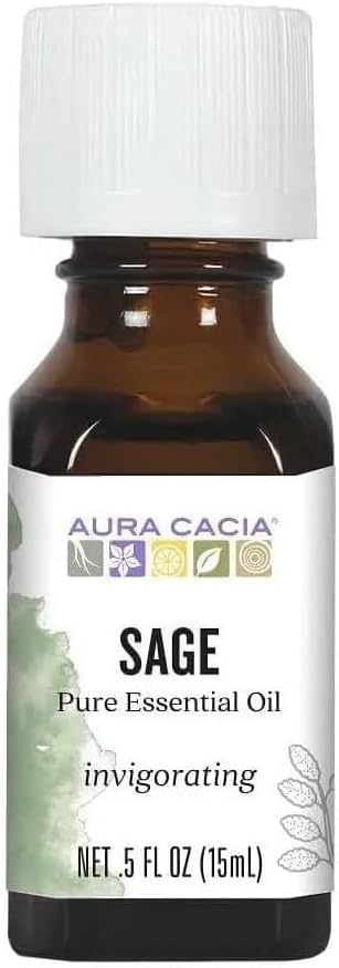 Sage Pure Essential Oil (Invigorating) - 15ml [amazon_upc] asin:B008X8L2O4