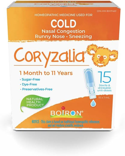 Coryzalia (For Children) 15 Unit Doses - 1ml [amazon_upc] asin:B079Z5FCN6