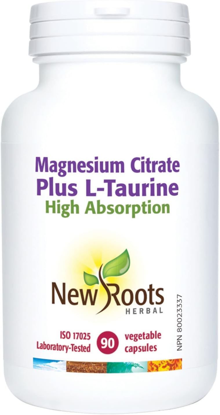 Magnesium Citrate & L-Taurine - 90 Caps [amazon_upc] asin:B00CORNSOM