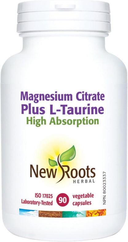 Magnesium Citrate & L-Taurine - 90 Caps [amazon_upc] asin:B00CORNSOM
