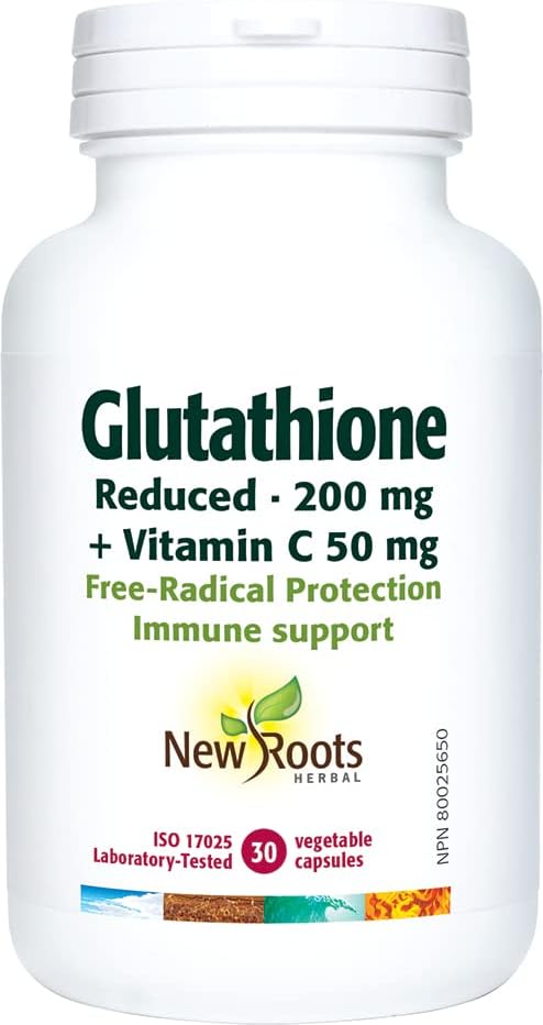 Glutathione (Reduced) 200mg - 30 V-Caps [amazon_upc] asin:B086KG336B